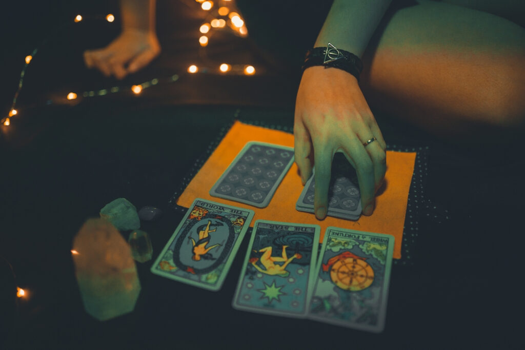 Woman Reading Tarot Cards