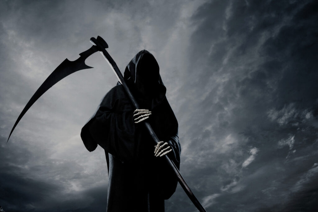 The Grimm Reaper Collecting Souls